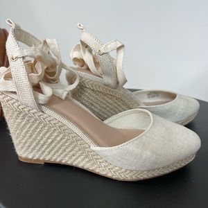 Kelly & Katie Espadrille Wedges, women’s 7, new